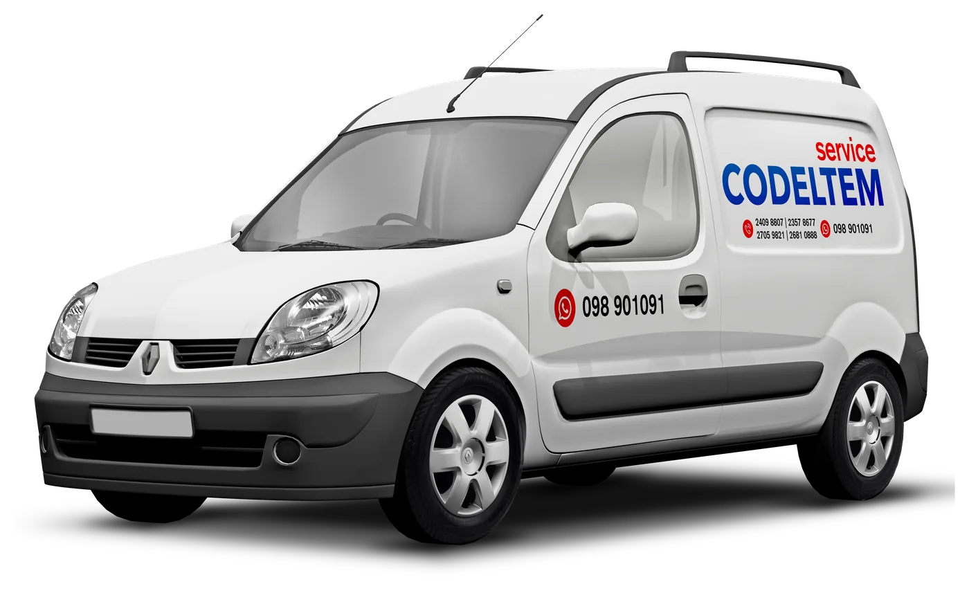 Camioneta de Service Montevideo, un servicio de CODELTEM